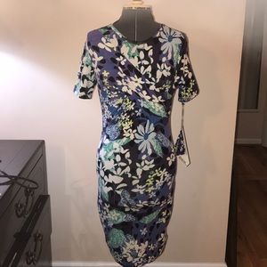 NWT PETER PILOTTO FLORAL DRESS SZ XS PETITE